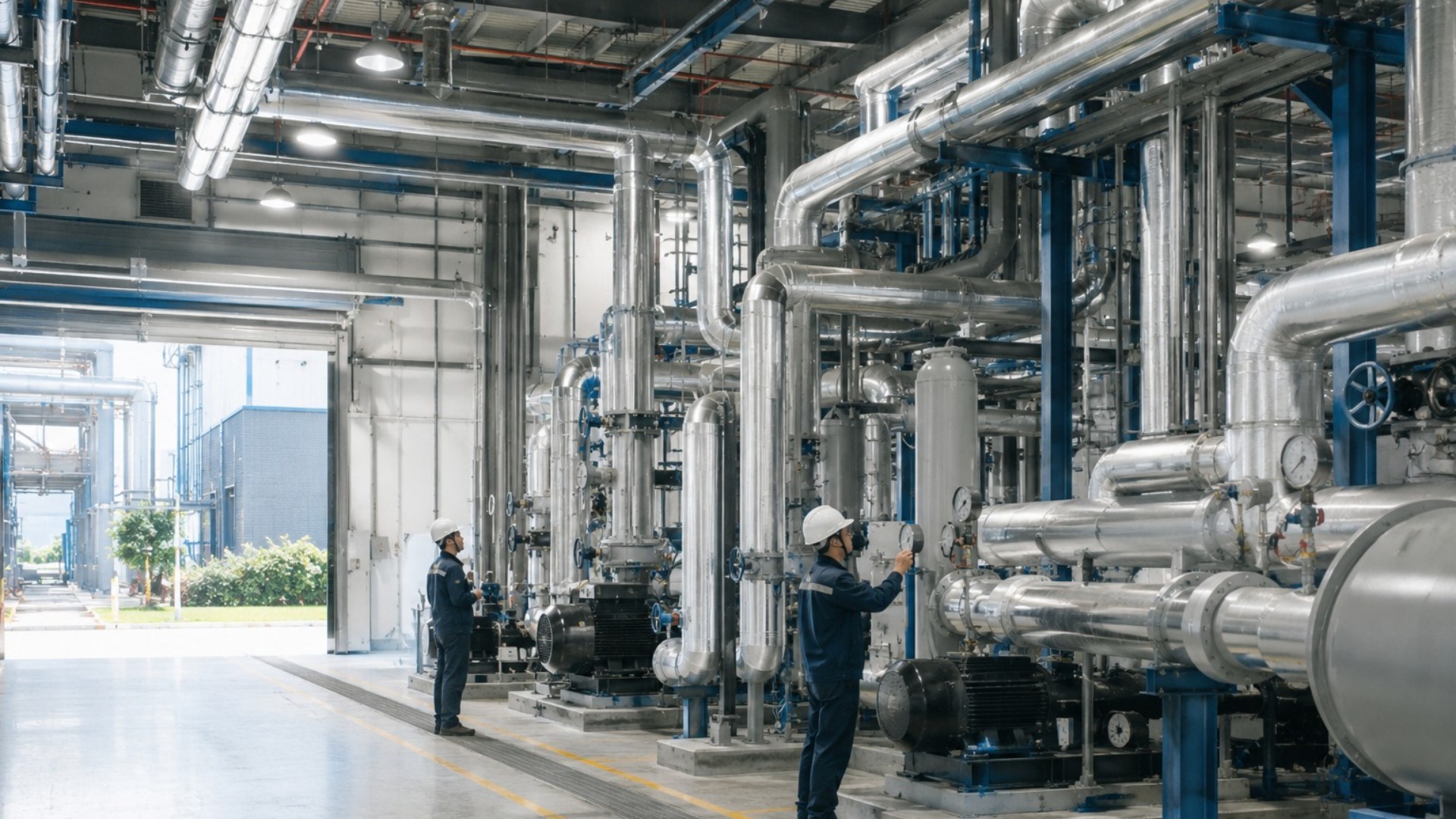 Các tuyến MEP trên cao cần phối hợp cao độ, khoảng bảo trì và thứ tự thi công