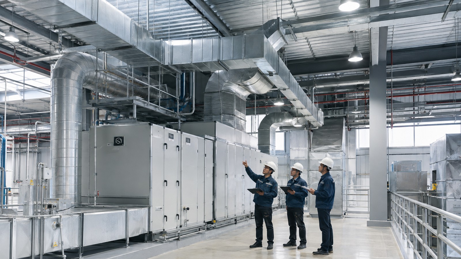 Phối hợp các tuyến kỹ thuật MEP tại nhà xưởng