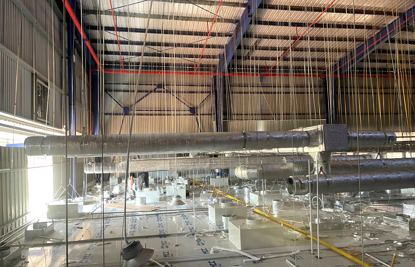 Khu vực công trình công nghiệp và panel kỹ thuật
